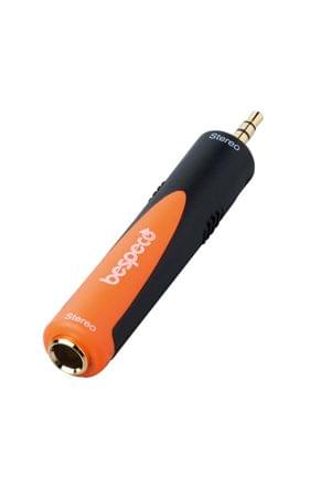 Bespeco SLAD140 Male Stereo Jack To Female Stereo Jack Adaptor